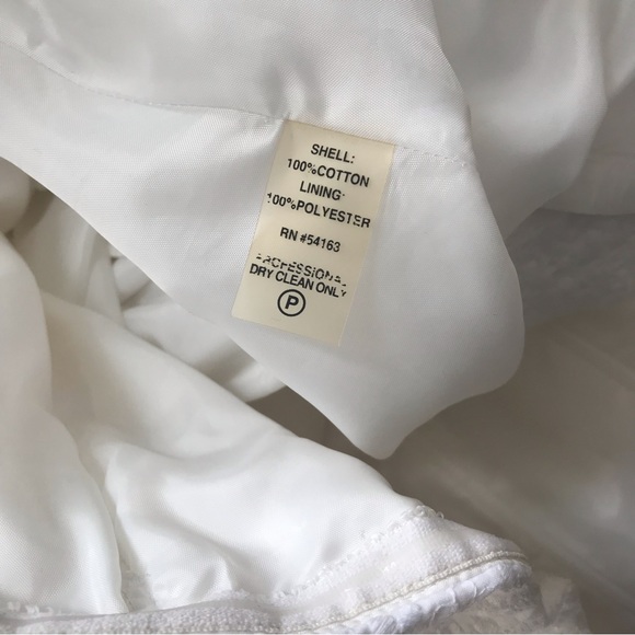 Calvin Klein White Lace Strapless Dress - Picture 12 of 12